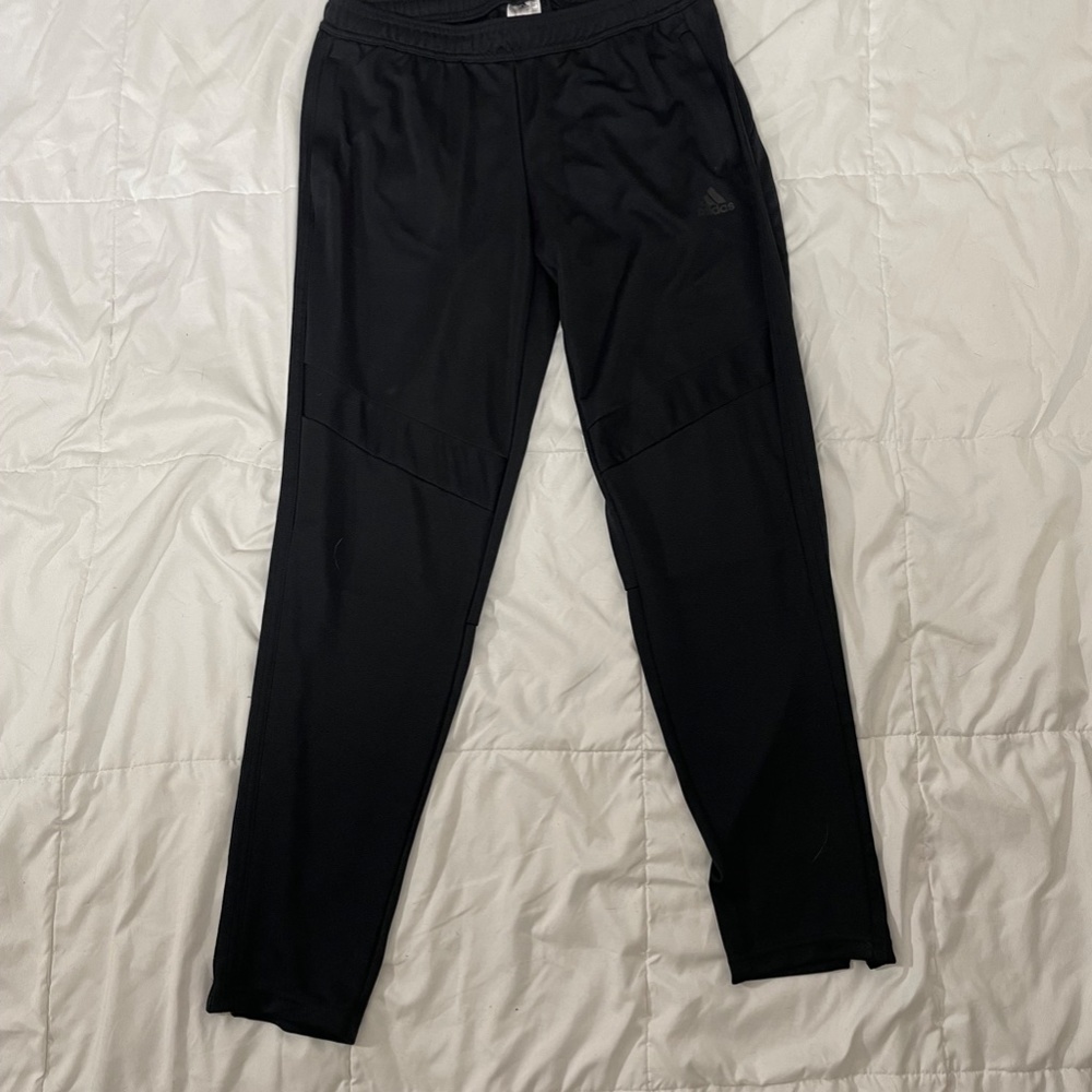 Adidas Jogger Athletic Essential Track Pants w/ Zip Ankle Black Size Large